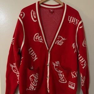 Kith X Coca-Cola Red Cardigan Size Large